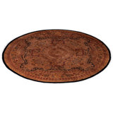 Overdyed Hand-Knotted Wool Modern-Contemporary Brown Area Rug 8' 1" x 8' 1"