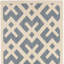 Tapis intérieur / extérieur bleu / blanc à motif géométrique Arneshia-117303667