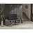 Denver Mid Century Modern Tv Stand 2 Door Cabinets 1 Glass Shelf 66 Inch Tv Unit-907580424