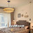 1-Light Pendant Light Drum Flower-1871181064