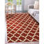 Flatweave Wool Geometric Area Rug-1474339691-1474339689