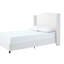 Tête de lit pour lit très simple 54 po - Revêtement de chambre à coucher minimaliste Chenille
