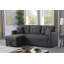 Canapé-lit modulaire réversible de 81,5 po de largeur (lit gigogne) avec méridienne de rangement-1717568361