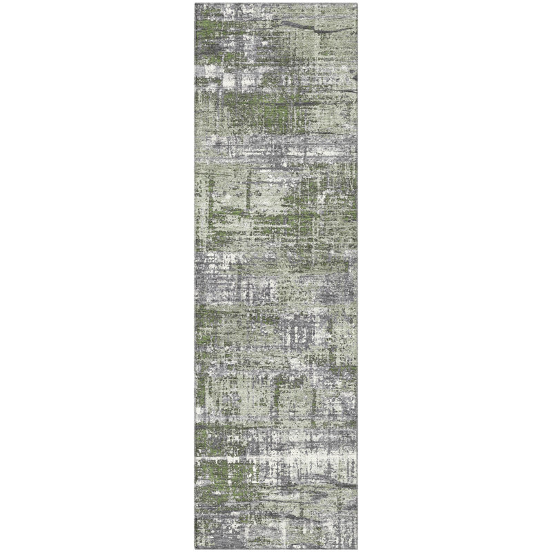 Tapis géométrique de qualité supérieure lavable à la machine Mouton, Tapis de couloir 2 pi 3 po x 7 pi 6 po