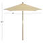 Parasol en bois Jesolo de 2,3 m-2040093309