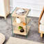 Unité de rangement avec panneaux de verre transparents
