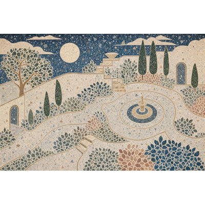 Papier peint texturé Terrazzo