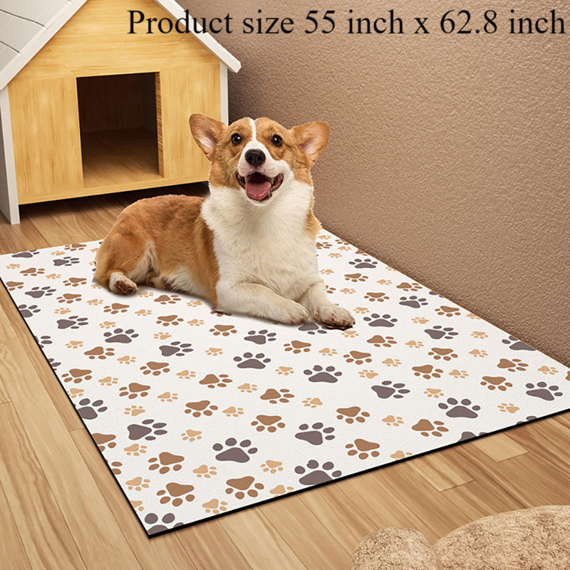Tapis pour animaux, Très grand (l 62,8 po x P 55 po x H 1 po)