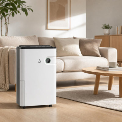 24L‑Per‑Day Smart Portable Dehumidifier, Digital Display Air Dryer with 5L Water Tank & Drain Hose, 24H Timer, Child Lock for Bedrooms, Bathrooms and Basements