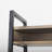 Meredithe Solid Wood Top Metal Base Writing Desk-83567669