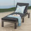 Chaise longue Water - Kd, coussin moelleux pour le confort X P 25,1 po x H 14,04 po