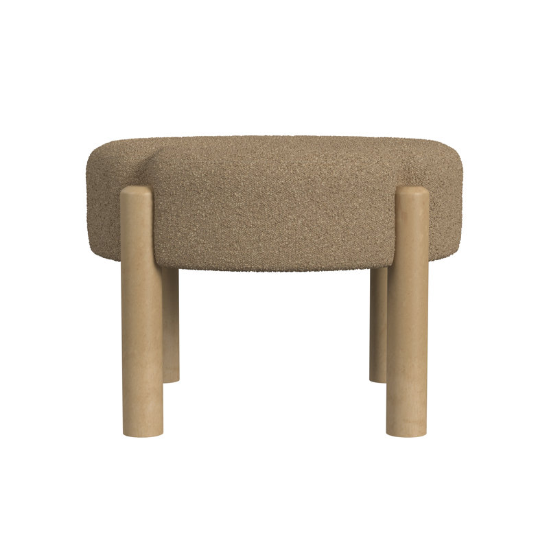 Repose-pieds standard rond 22 po Kennyah, Brun