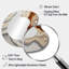 Faaiza beige et orange minimalisme Stone Geode III - miroir mural en forme de pierre Geode-107230256