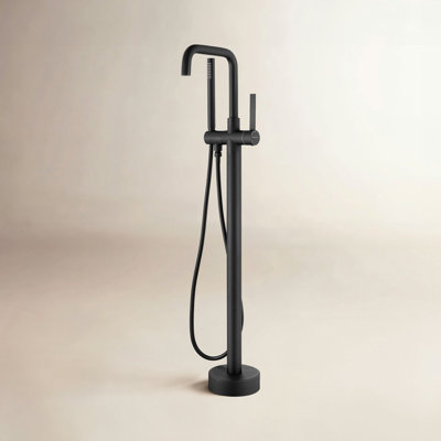 Delara Freestanding Tub Filler with Diverter