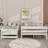 Wood Twin XL Over Queen Bunk Bed With Ladder