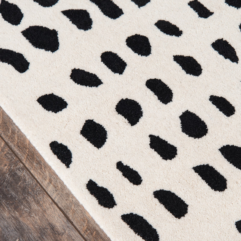 Dey Wool Geometric Indoor Rug, Rectangle 5' x 8'