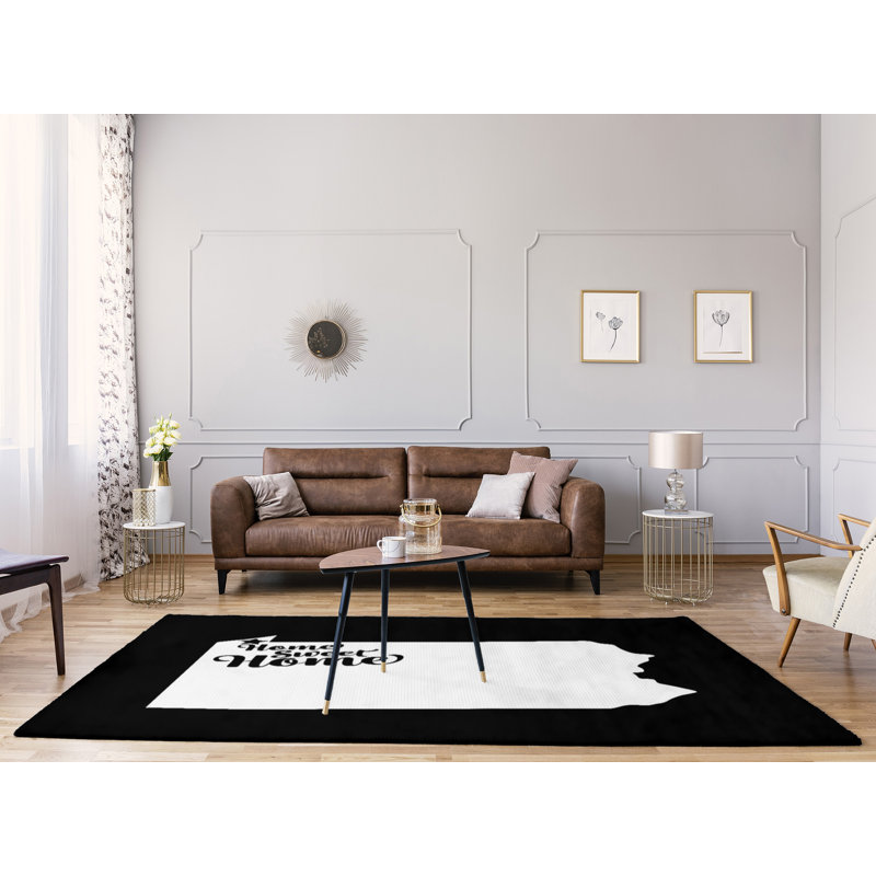 Tapis en poly-chenille erie à la maison, Rectangle 8 pi x 10 pi