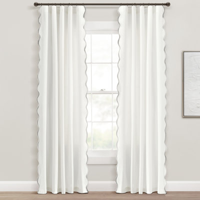 Yolonda Semi-Sheer Curtain Panel