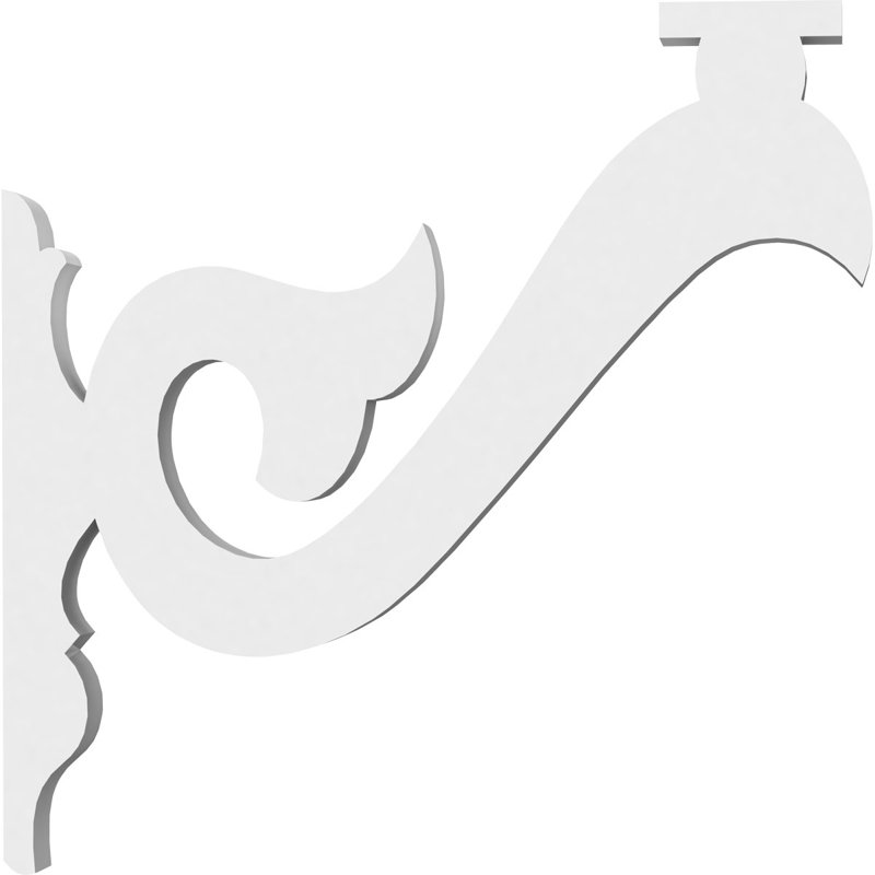 Support de qualité architecturale Hurley, L 5/8 po x P 6 po x H 6 po, Florence, PVC