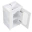 Ensemble de meuble-lavabo simple 20 po avec plateau en céramique Soumitra