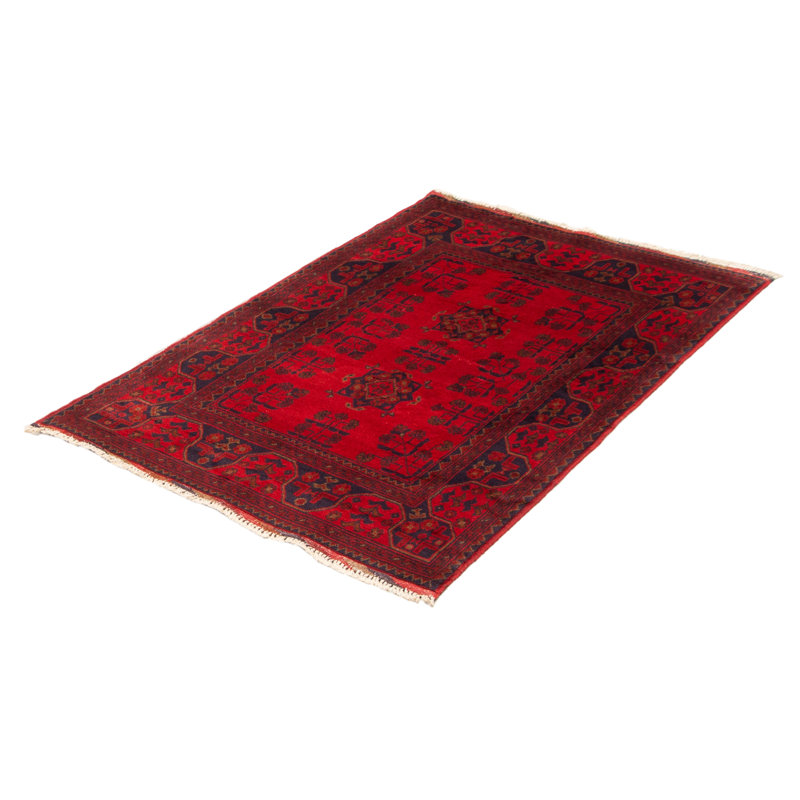 Tapis unique en laine noué à la main 3 pi 4 po x 4 pi 11 po nouvel âge Tornillo