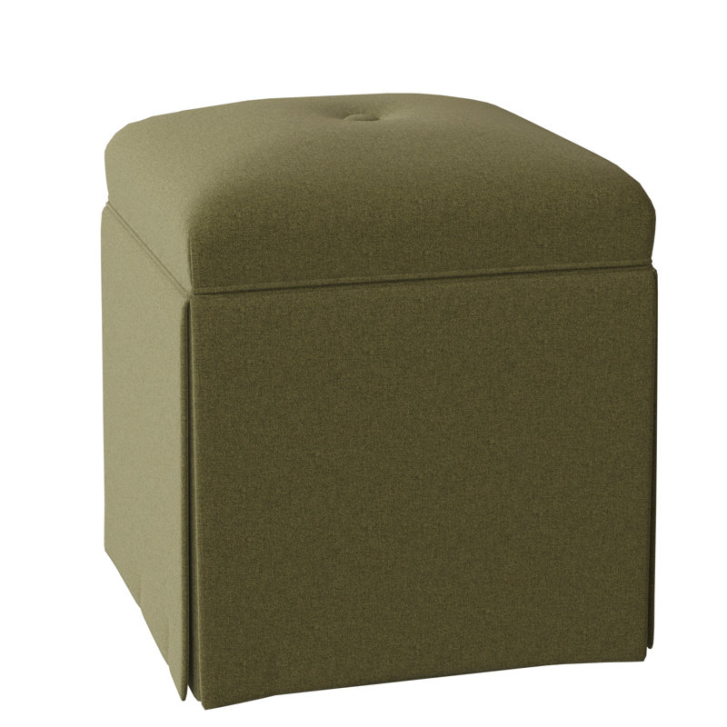Linden Upholstered Ottoman, Hazelnut, Sage (8789 30)