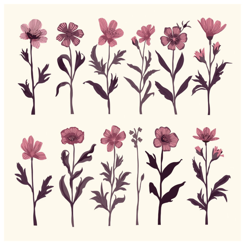 Housses de couette roses et roses, Grand lit