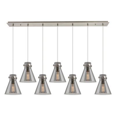 Luminaire suspendu conique à 7 lumières Amrith