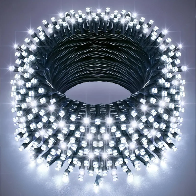 LED Solar Powered Cord String Light, 300 Lamps - 30 Metre Long