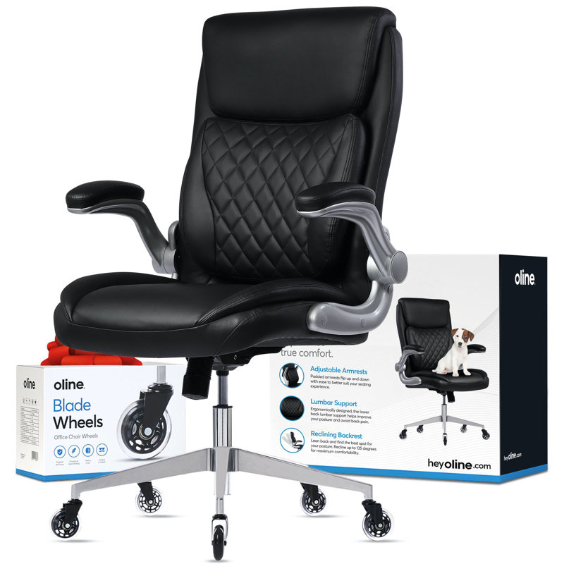 Fauteuil de bureau ergonomique ErgoAce, Noir