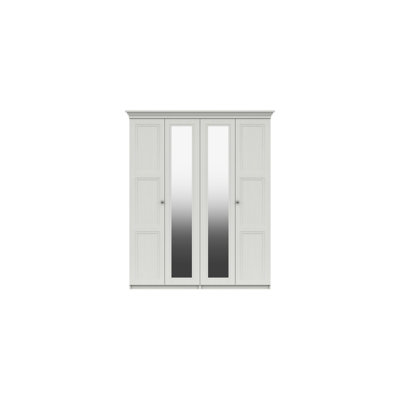 Adnan 4 Door Manufactured Wood Wardrobe