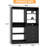 Closet System with Drawers, Shelves,Hanging Rods-2090392893