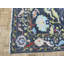 Tapis de zone en laine 7 pi 8 po x 8 pi noué la à la main one-of-kind