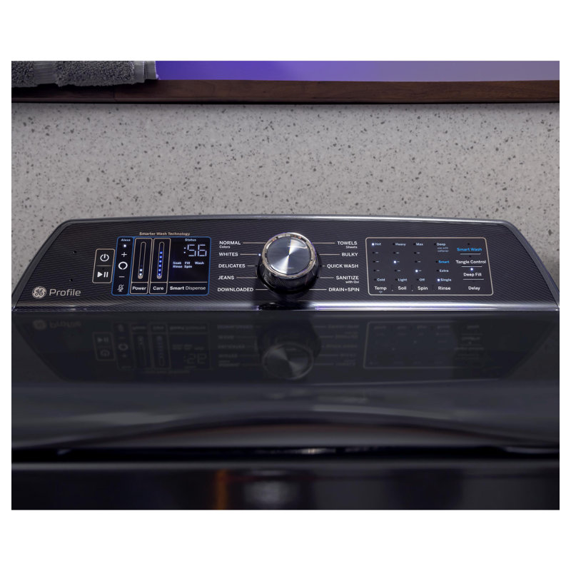 Ge Profile Energy Star 5.3 Cu. Ft. Capacity Washer With Smarter Wash Technology And Adaptive Smartdispense