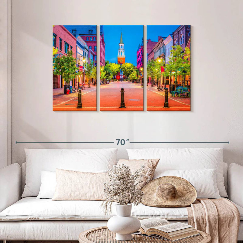 Street In Burlington, 28" H x 45" W