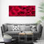Drops On Roses - Wrapped Canvas Print