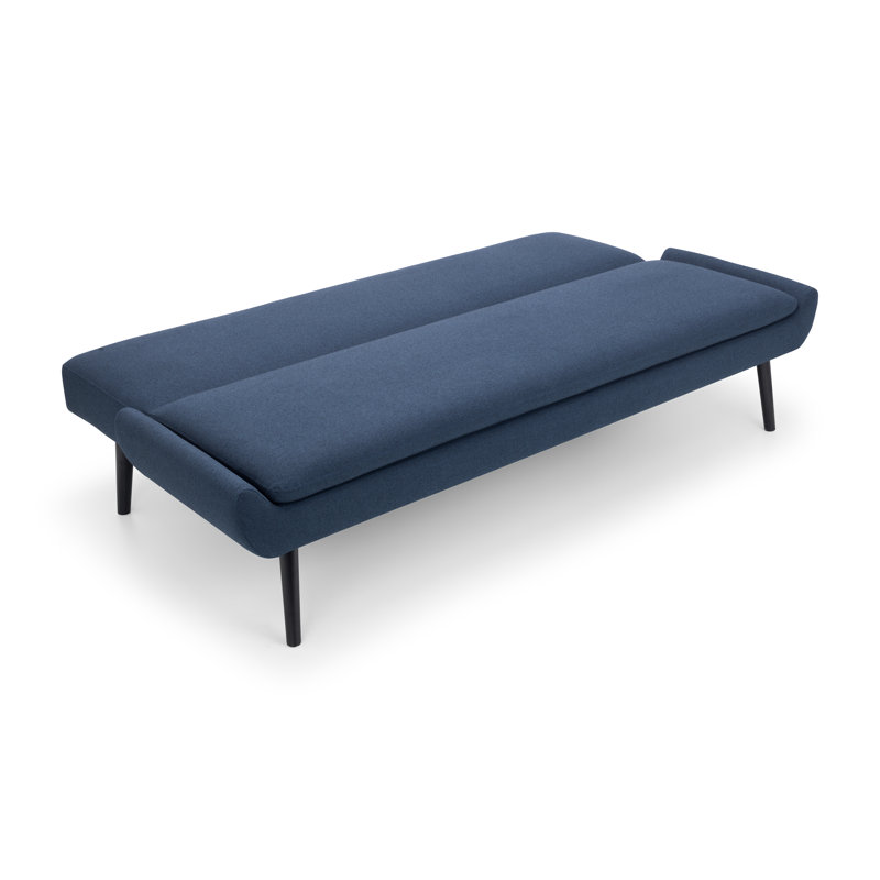 Milana 3 Seater Sleeper, Blue Linen Blend