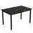 4 Welded Chairs  With Steel frame Dining Table - 5 Pieces