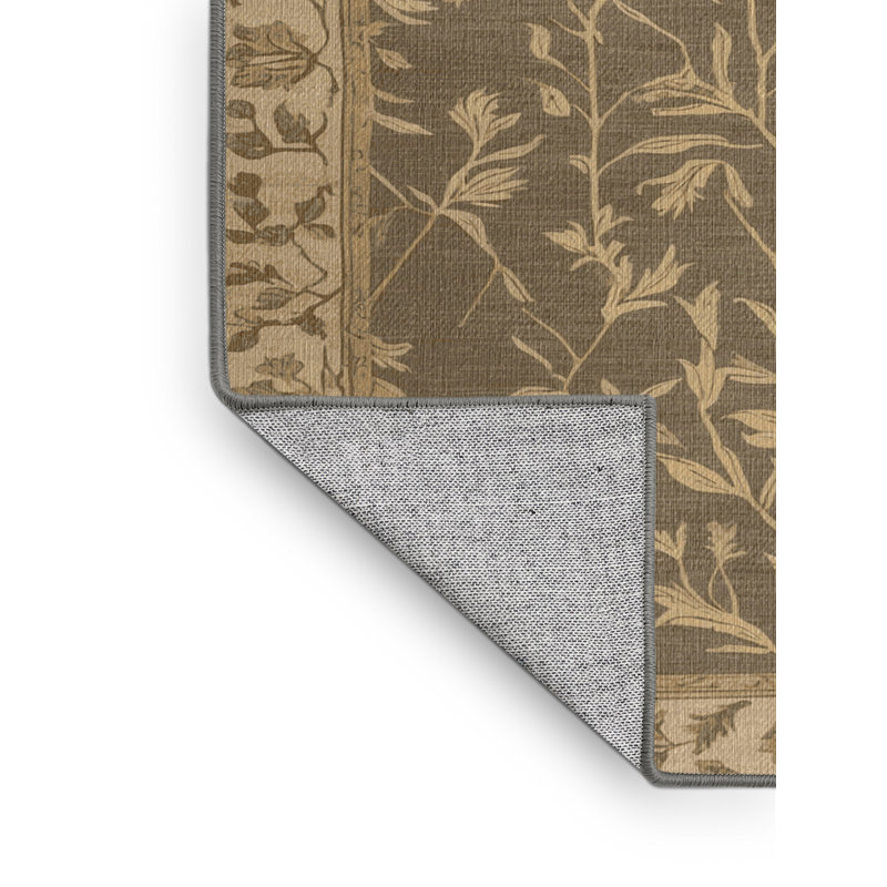  Tapis lavable avec légumes chickweed, Rectangulaire 2 pi x 3 pi