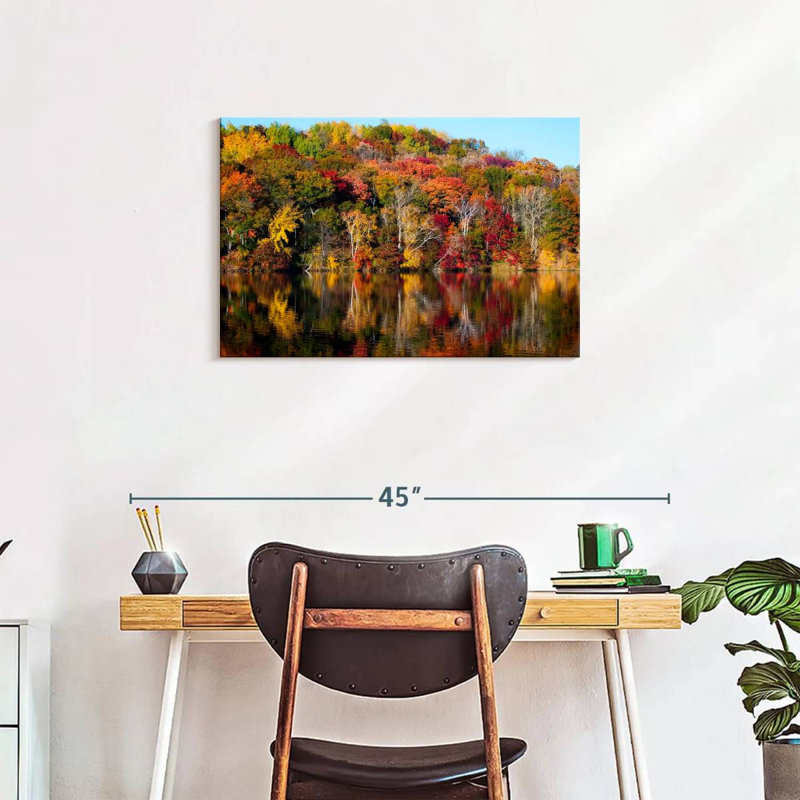 Forêt d'automne Alvord, H 20 po x l 30 po