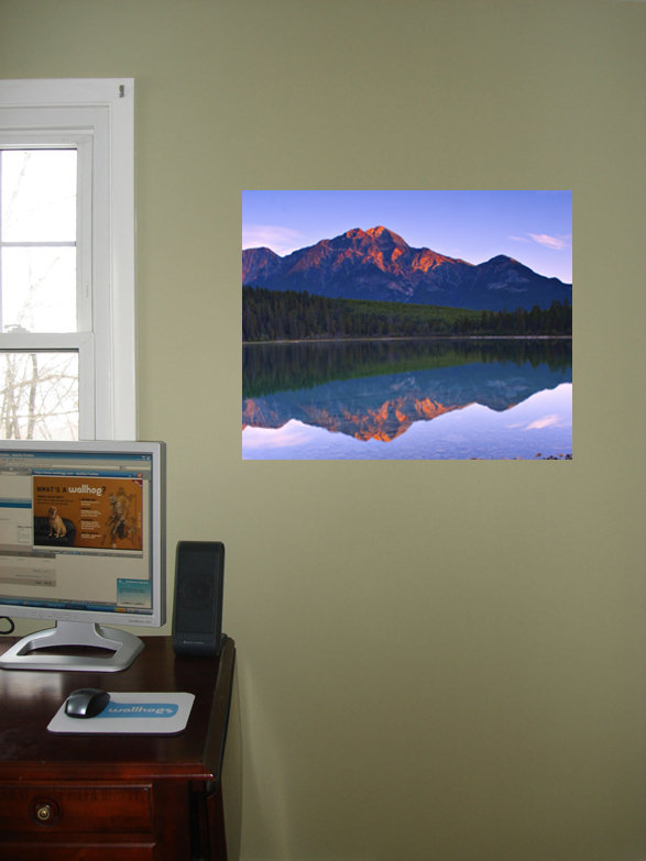Adhésif décoratif montagne / lac