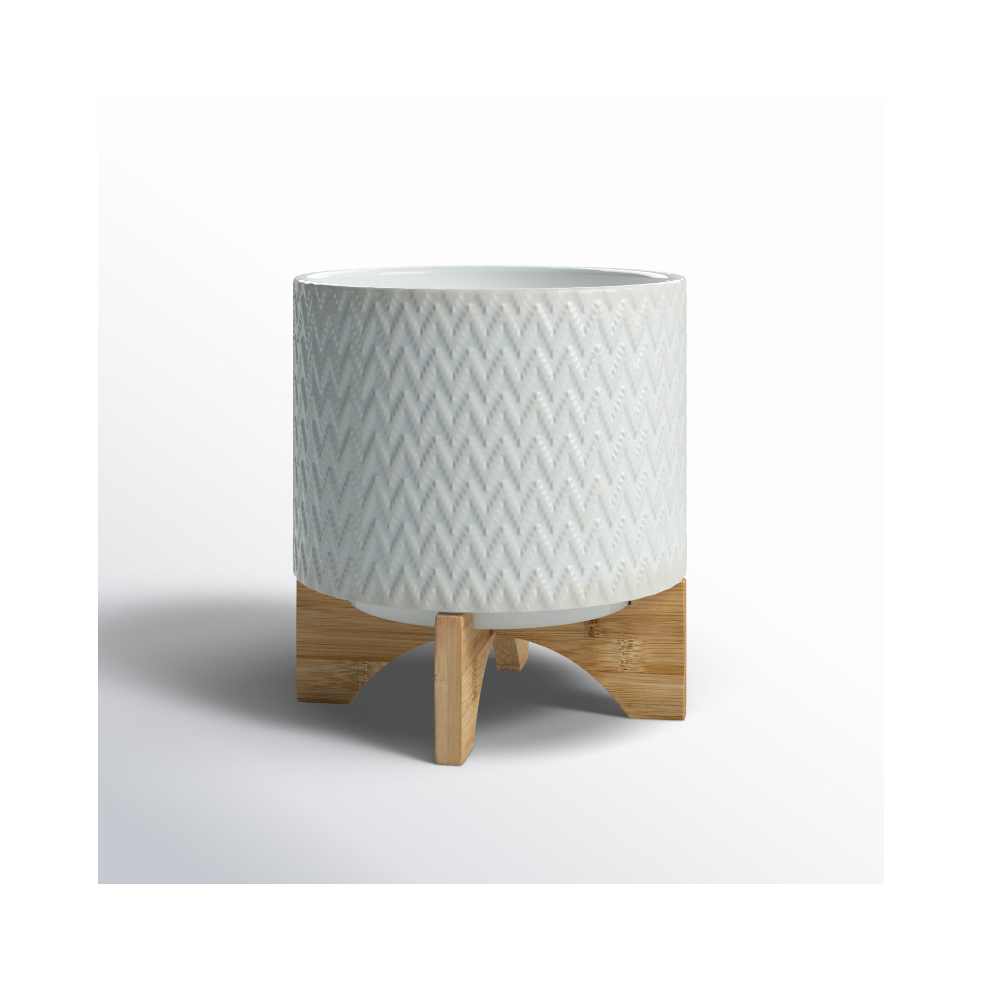 Pot Planter, 7" H x 8" W x 8" D