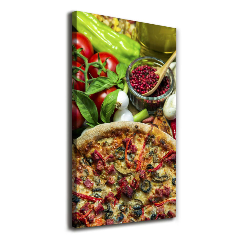 Pizza - Wrapped Canvas Print