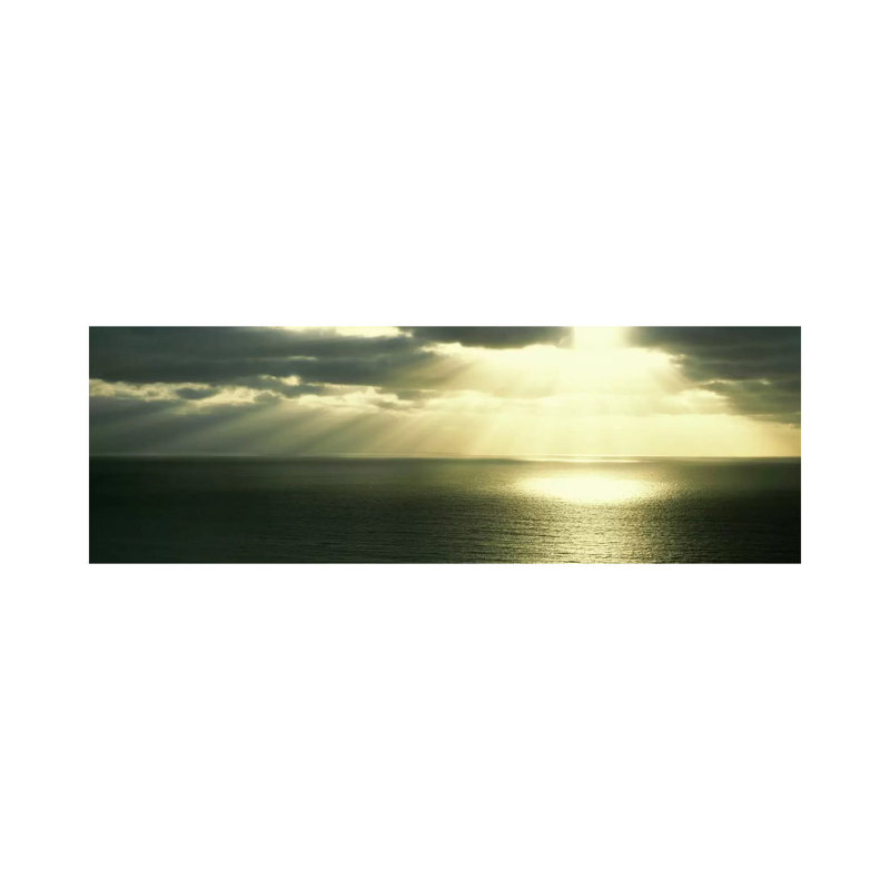Sunset Pacific Ocean San Diego CA USA by Panoramic Images - Wrapped Canvas Panoramic Print, 182.88 cm H x 60.96 cm W