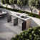 All-Weather Aluminum Wash Basin with Stone Counter
