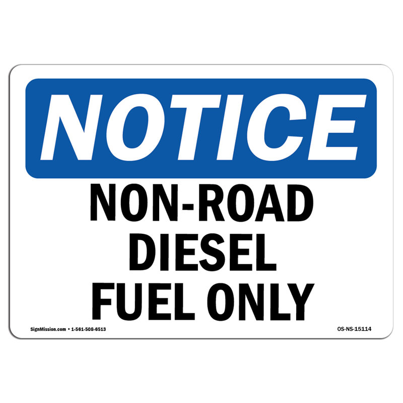 Enseigne de carburant non-route seulement