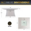 Ensemble de table de foyer Johndavid