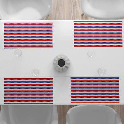 Polyester Gingham Rectangle Placemat