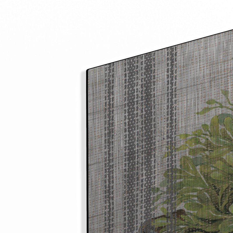 'Galvanized Jardin' by Cindy Jacobs, Metal Wall Art, 36" H x 36" W