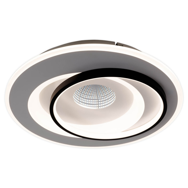 LED Ceiling Light Malea with a 3D Effect D 49cm